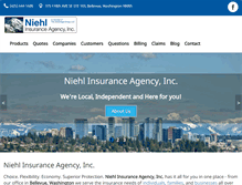 Tablet Screenshot of niehlinsurance.com
